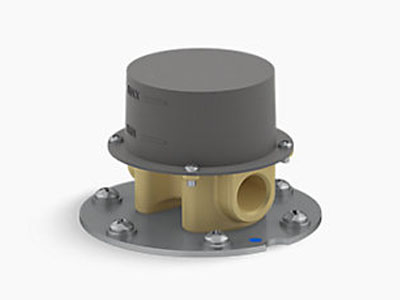 Purist floor mount bath filler