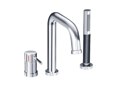 Hole bath filler with handshower