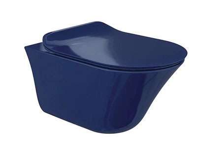 Space-saving toilet design